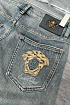 Мужские синие джинсы Versace Premium