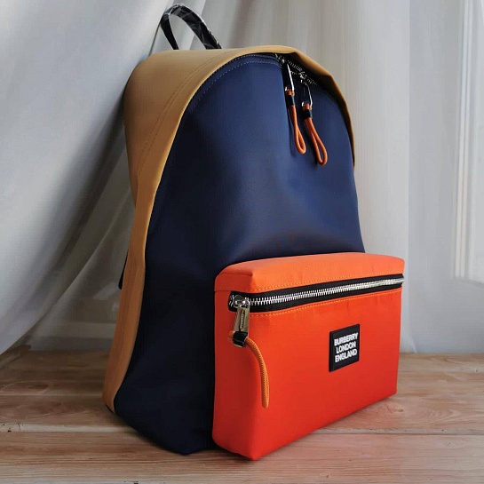 Нейлоновый рюкзак Burberry London England logo-patch 40x30 см