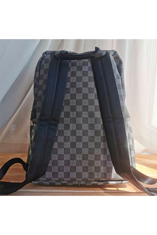 Кожаный рюкзак Louis Vuitton Discovery Damier Graphite 37x40x20 см