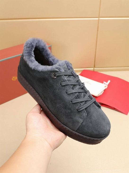 Зимние кроссовки с мехом Loro Piana