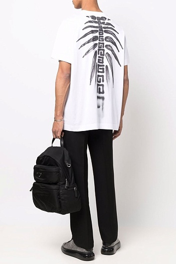Белая оверсайз футболка Givenchy   