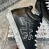 Кожаные кроссовки с мехом Premiata high-top - Black