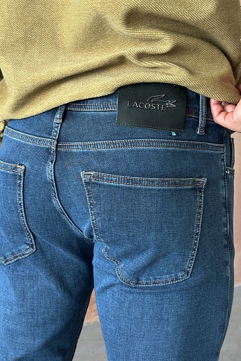 Мужские синие джинсы Lacoste   
