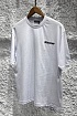 Белая оверсайз футболка Balenciaga logo-embroidered