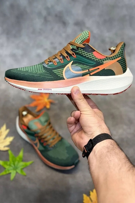 Кроссовки Nike Air Zoom Pegasus - Green / Orange