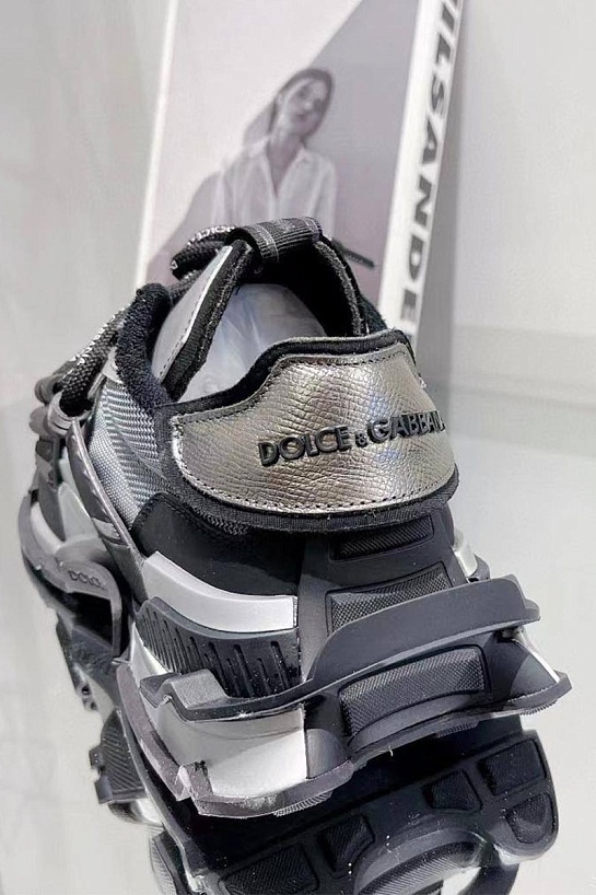 Комбинированные кроссовки Dolce & Gabbana Space - Grey