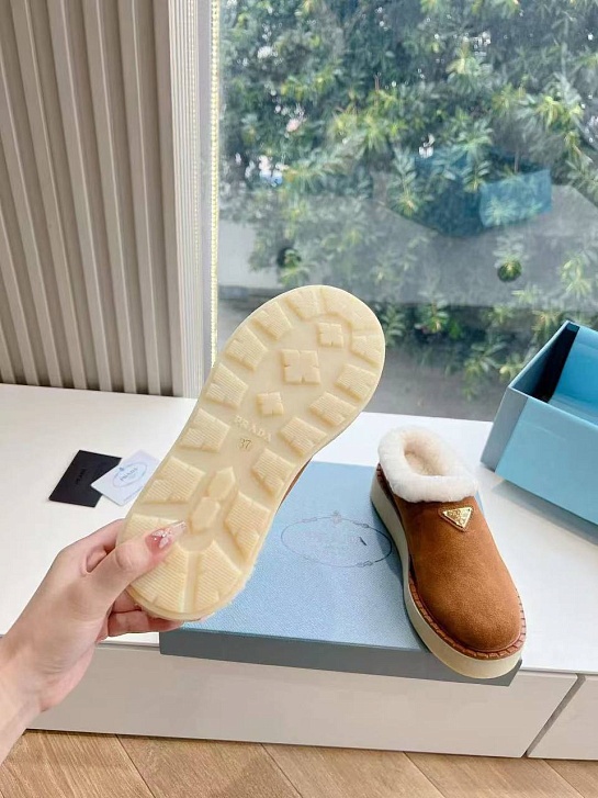 Женские ботинки сабо Prada