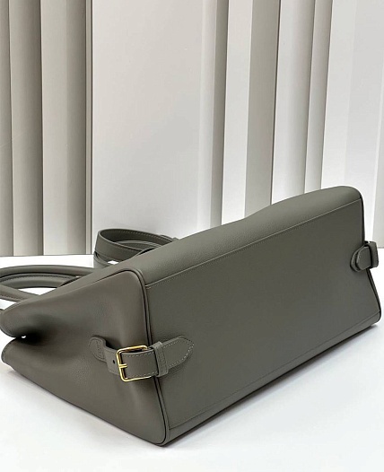 Женская сумка Celine Appoline Medium Premium 37.5x22x16 см - Grey   