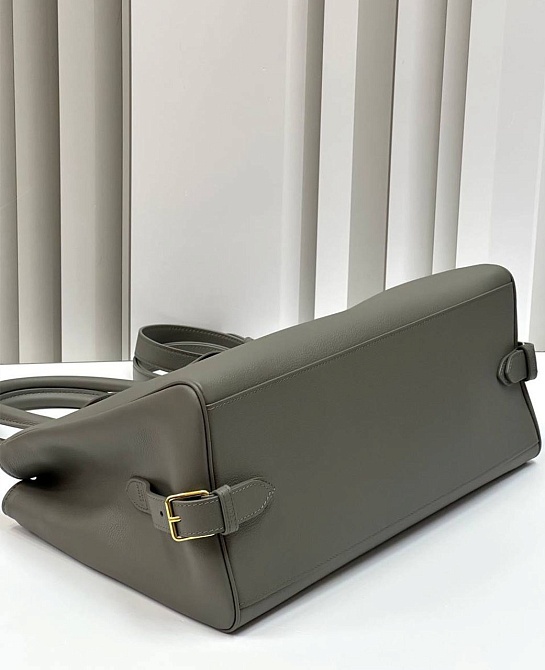 Женская сумка Celine Appoline Medium Premium 37.5x22x16 см - Grey