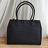 Кожаная сумка Tote 37x29 см - Black