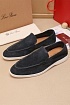 Мужские замшевые лоферы Loro Piana Summer Walk