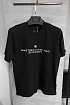 Чёрная оверсайз футболка Givenchy Nineteen Fifty Two