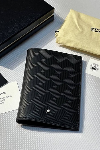 Кожаная обложка для паспорта Montblanc Premium 14x10 см   