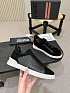 Мужские кроссовки Zegna Triple Stitch Alligator - Black