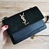 Женская чёрная сумка Yves Saint Laurent 22x17 см