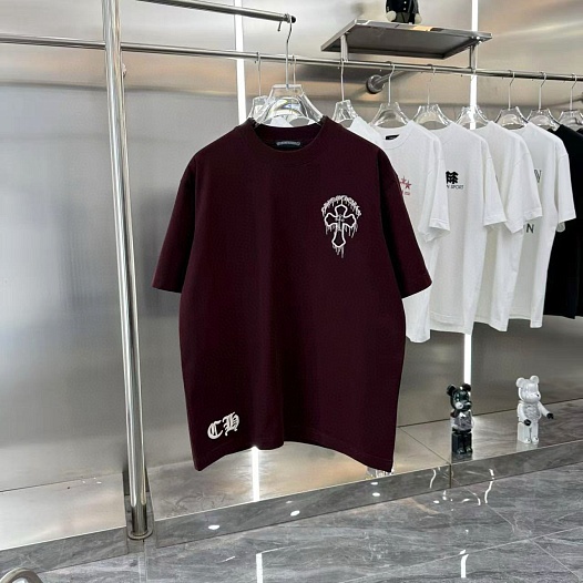 Оверсайз футболка Chrome Hearts Premium   