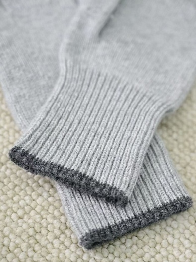 Кашемировые перчатки Brunello Cucinelli premium - Light Grey   