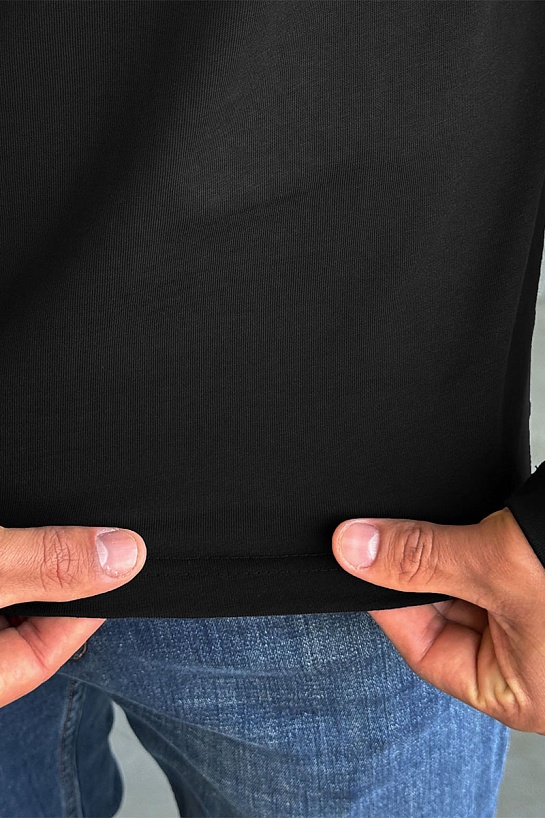 Мужской лонгслив Polo Ralph Lauren "Bear" - Black