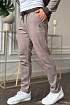 Мужские штаны Trussardi embroidered logo - Brown