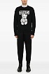 Мужской чёрный свитшот Moschino Teddy Bear