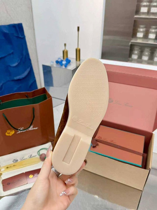 Женские заишевые лоферы Loro Piana Summer Walk premium