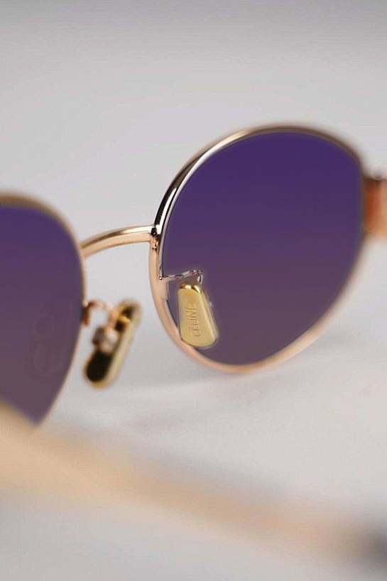 Солнцезащитные очки Celine Triomphe - Brown / Blue / Gold