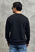 Чёрный свитшот Emporio Armani logo embroidery