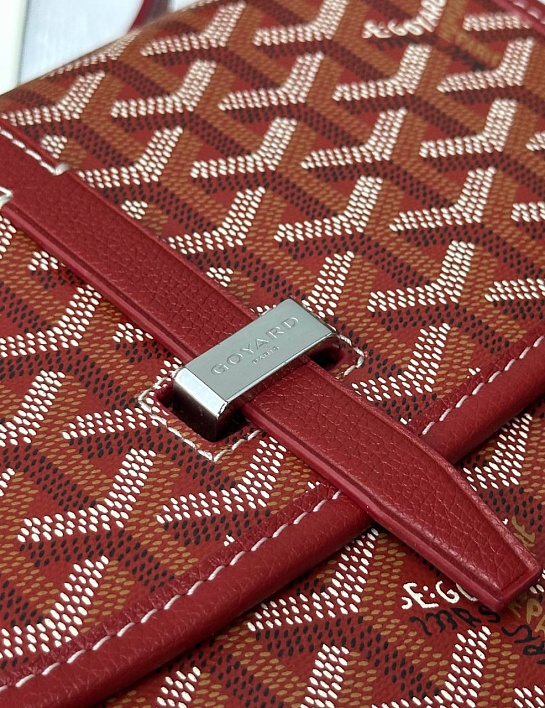 Кожаная сумка Goyard Belvedere Messenger PM premium 22x17x6 см