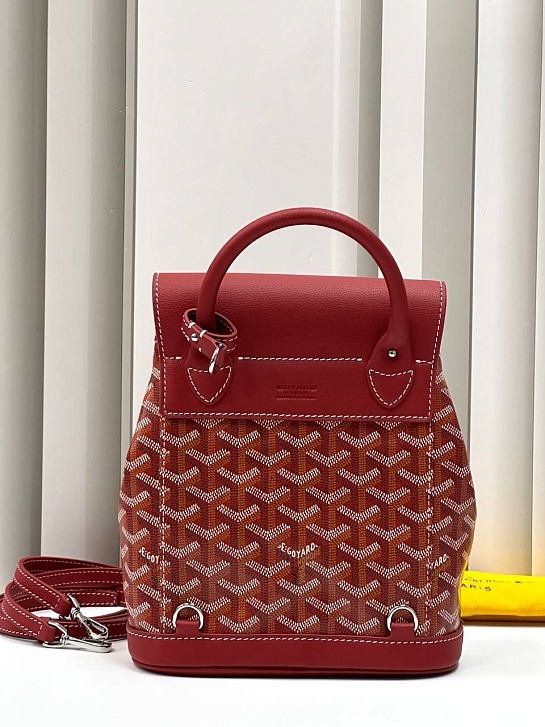Женский рюкзак Goyard Alpin Mini Premium 23x19x9.5 см - Red