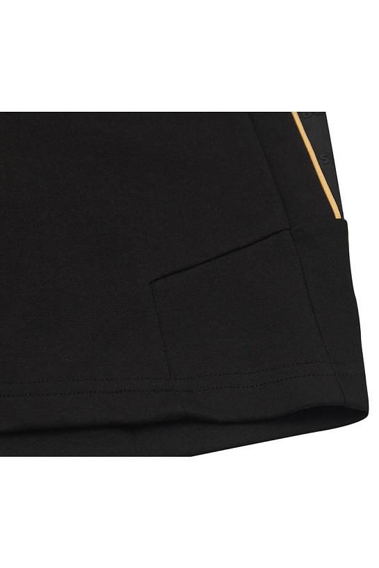 Мужские чёрные шорты Hugo Boss taped logo