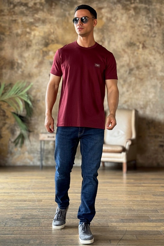 Мужская футболка Dolce & Gabbana Premium - Jujube Red