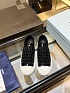 Женские кроссовки Prada чёрного цвета