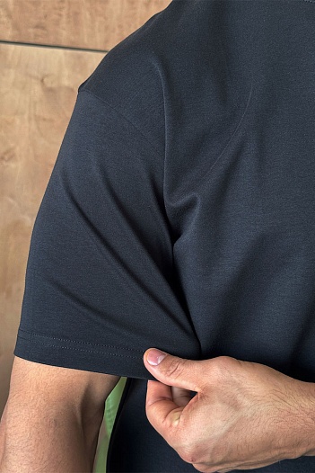 Мужская чёрная футболка Y-3 Yohji Yamamoto   