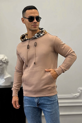 Мужское бежевое худи Burberry Samuel   