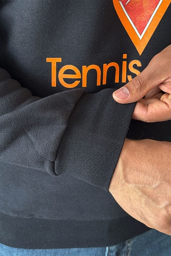 Чёрный свитшот Casablanca tennis club   