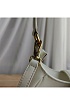 Кожаная сумка Mini Brioche Hobo 22x13.5 см - White
