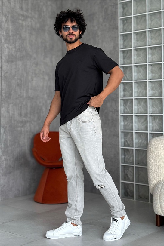 Джинсы Dolce & Gabbana regular fit Premium - Grey