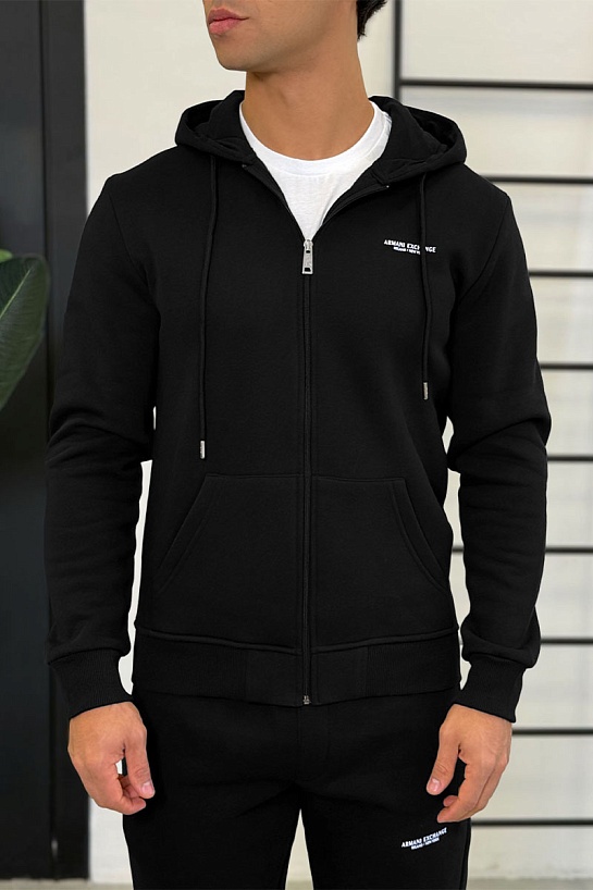 Утеплённая кофта на флисе Armani Exchange