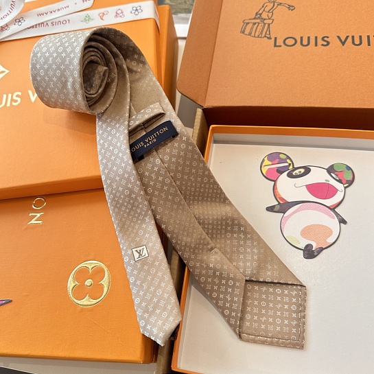 Галстук Louis Vuitton Monogram premium - Beige