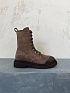 Женские замшевые ботинки Brunello Cucinelli Premium - Brown