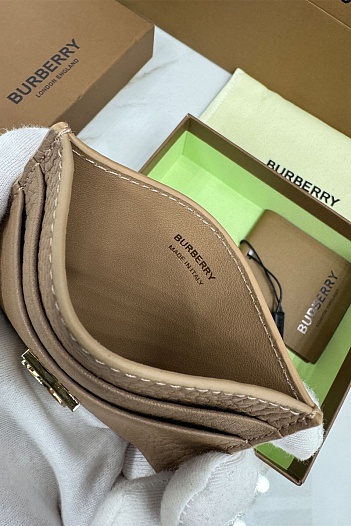 Кожаный кардхолдер Burberry Premium 10x7 см   