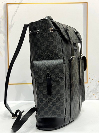 Кожаный рюкзак Louis Vuitton Christopher MM Premium   