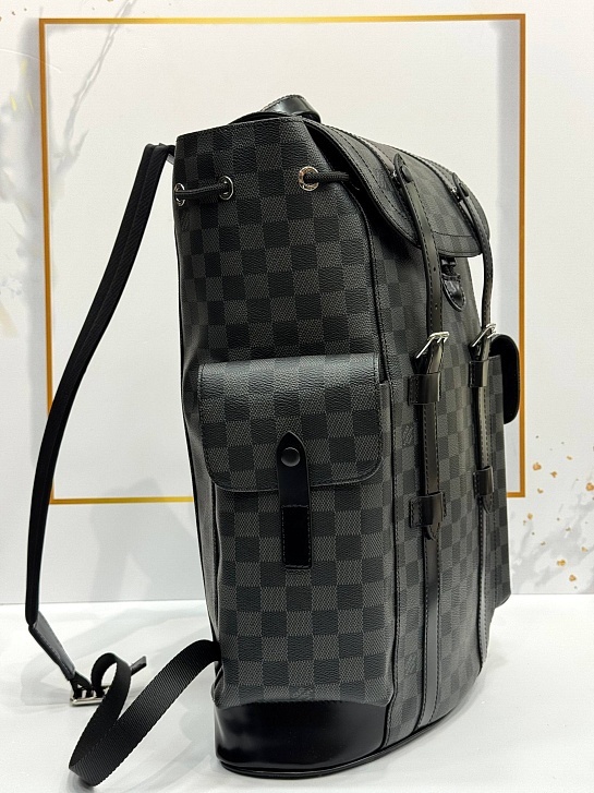 Кожаный рюкзак Louis Vuitton Christopher MM Premium