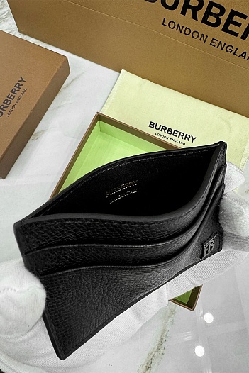Кожаный кардхолдер Burberry Premium 10x7 см   
