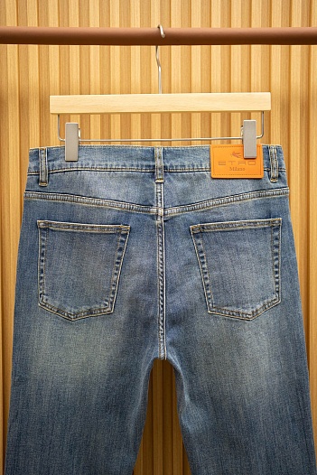 Мужские светло-синие джинсы Etro Premium   