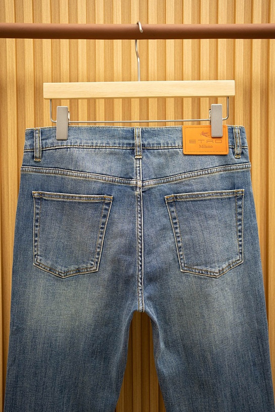 Мужские светло-синие джинсы Etro Premium