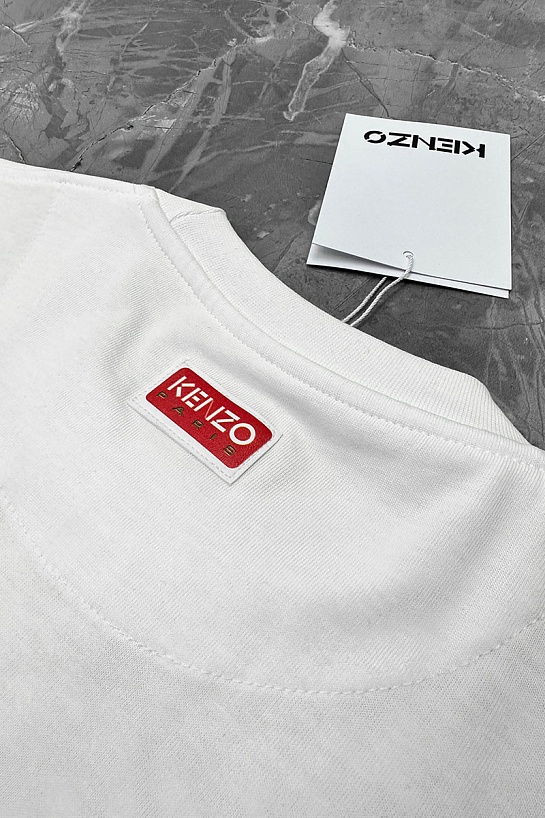 Белая футболка Kenzo Boke Flower graphic print