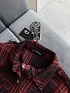 Женская рубашка в клетку Chrome Hearts Premium - Red / Black