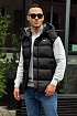 Чёрный жилет Burberry London England logo-patch