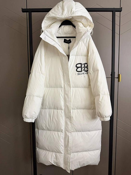 Женская пуховая куртка Balenciaga Premium - White